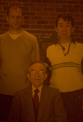 Tai chi chuan teacher master li, shaolin teacher Master Wong and myself